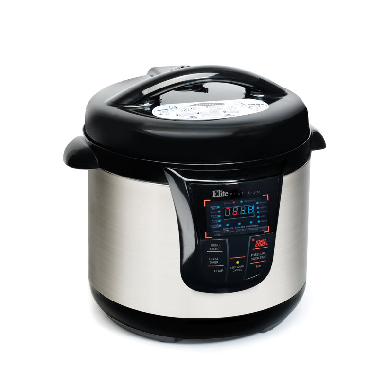 Elite by MaxiMatic 8 Qt. Platinum Electric Pressure Cooker & Reviews